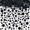 7000pcs+ Flatback Glass Hotfix Iron On Rhinestones Crystal for DIY Making with 1 Tweezer & 1 Picking Pen for Shoes, Clothes, Face Art, Bags, Manicure (Jet Black, 5-Sizes)